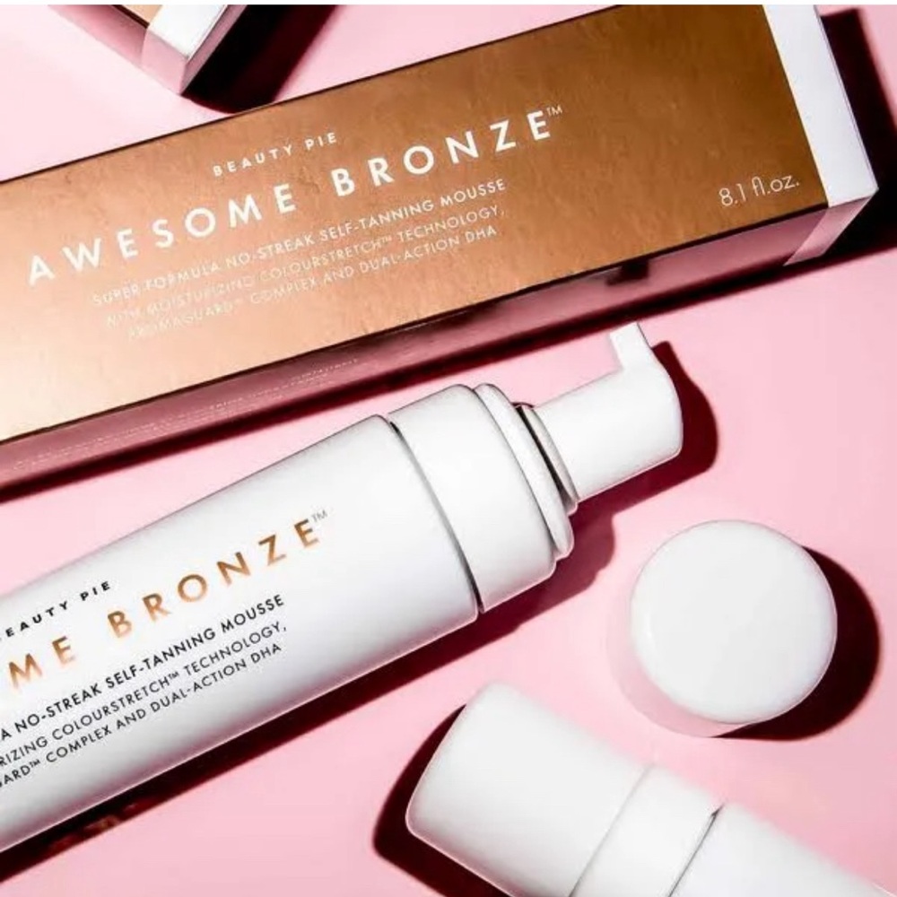 Beauty Pie Awesome Bronze No-streak Self
Tanning Mousse Golden Bronze Medium